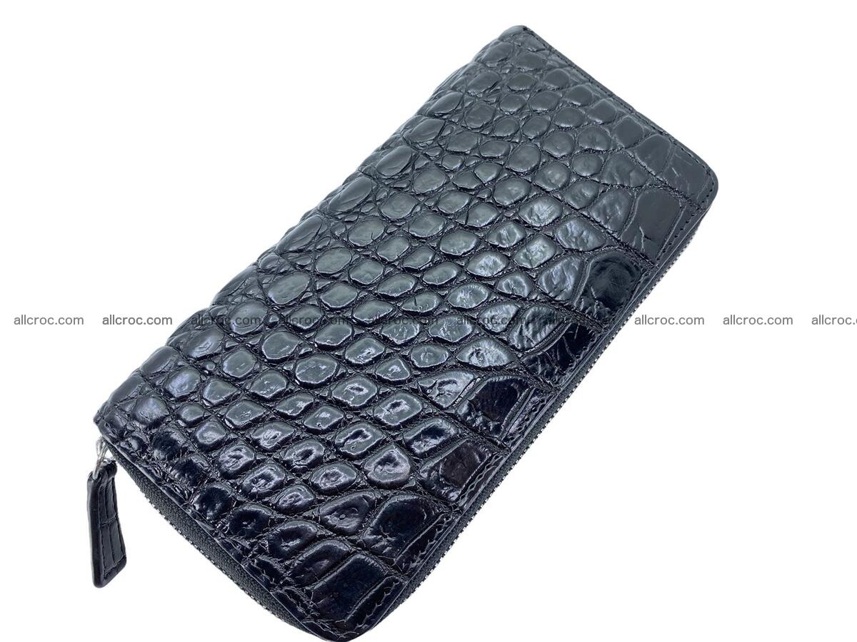 Handcrafted crocodile skin wallet 2055 Foto 1