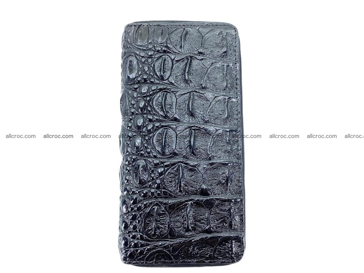 Handcrafted crocodile skin wallet 2055 Foto 4
