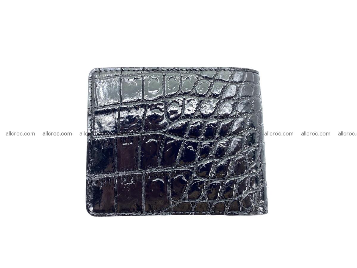 Handcrafted crocodile skin wallet 1653 Foto 2