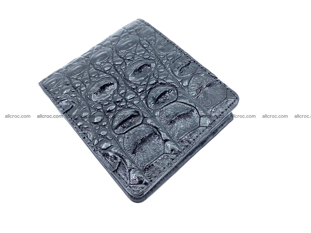 Handcrafted crocodile skin wallet 1653 Foto 3