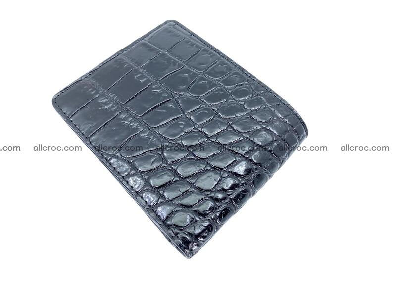Handcrafted crocodile skin wallet 1653