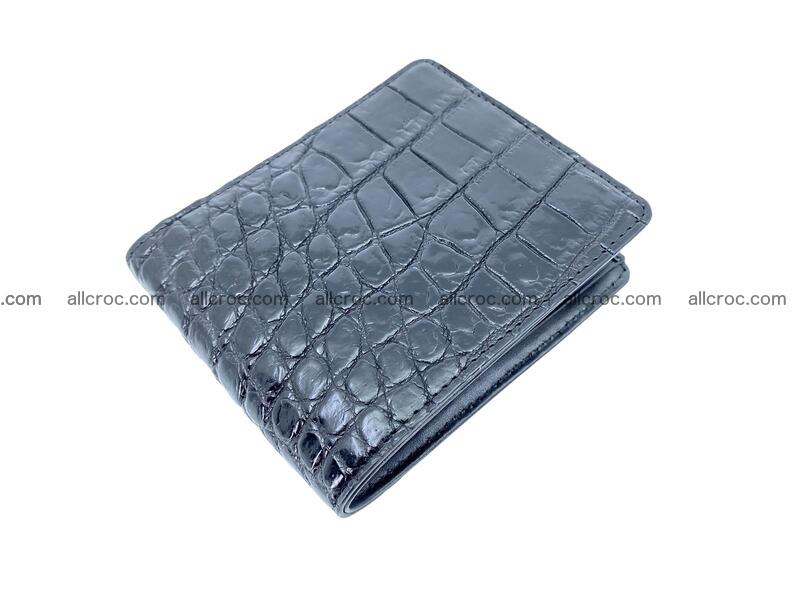 Handcrafted crocodile skin wallet 1653