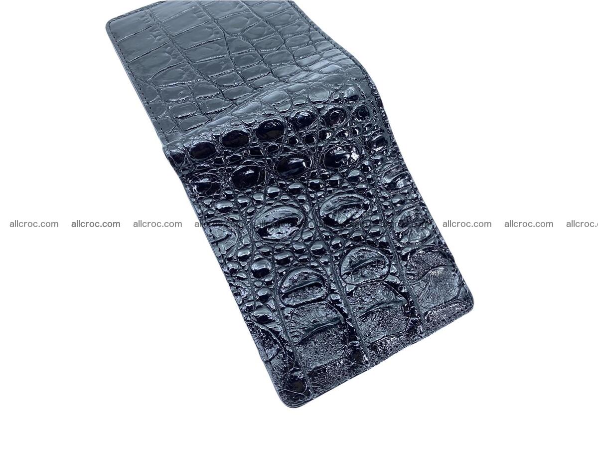 Handcrafted crocodile skin wallet 1653 Foto 8