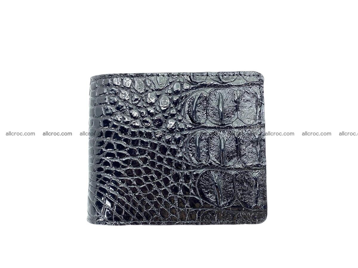 Handcrafted crocodile skin wallet 1654 Foto 1