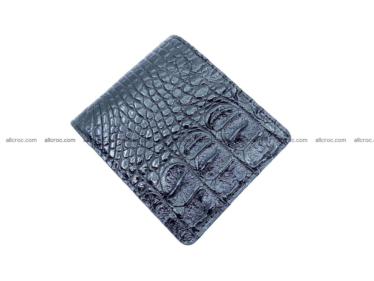 Handcrafted crocodile skin wallet 1654 Foto 2