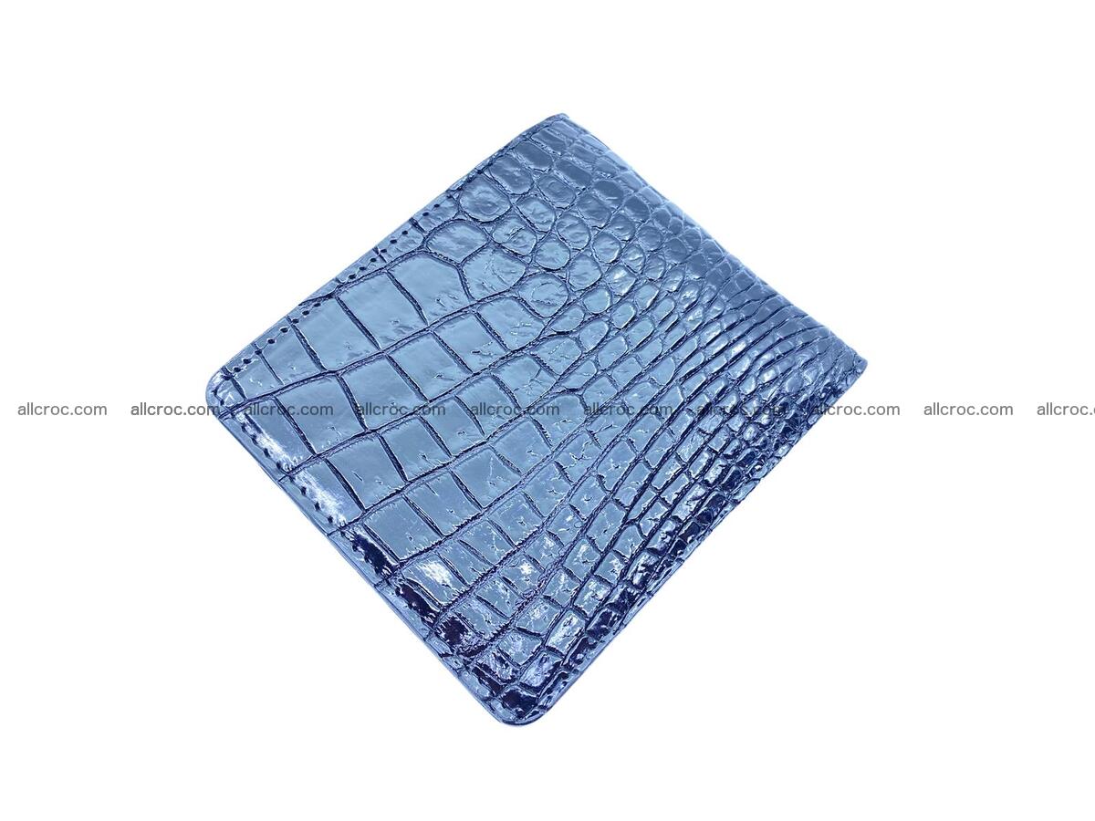 Handcrafted crocodile skin wallet 1654 Foto 3