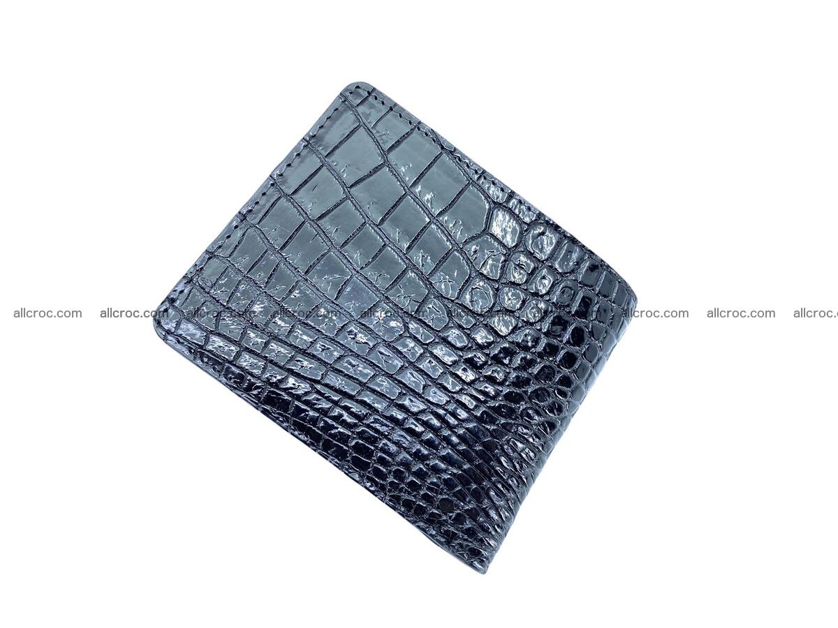 Handcrafted crocodile skin wallet 1654 Foto 4