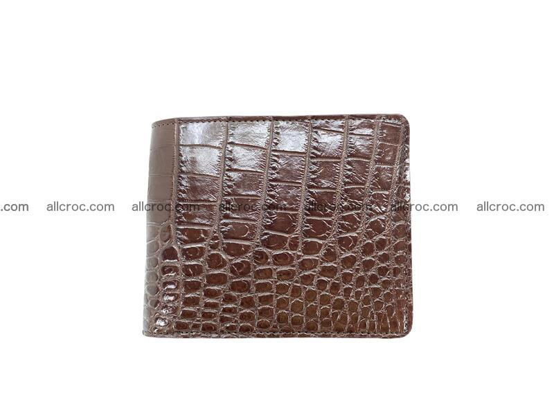 Handcrafted Crocodile skin wallet 1661