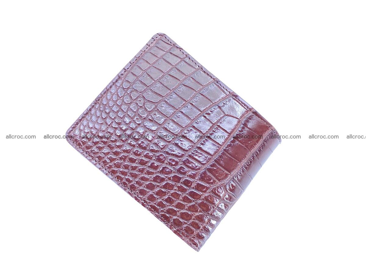 Handcrafted Crocodile skin wallet 1661 Foto 4