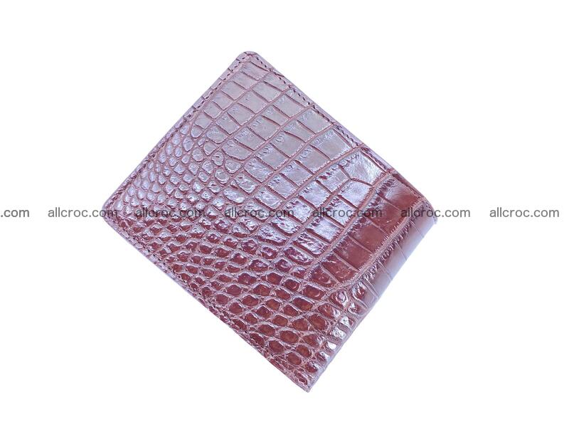 Handcrafted Crocodile skin wallet 1661