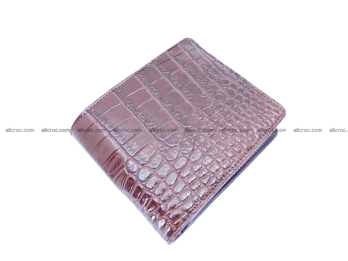 Handcrafted Crocodile skin wallet 1661 Foto 5