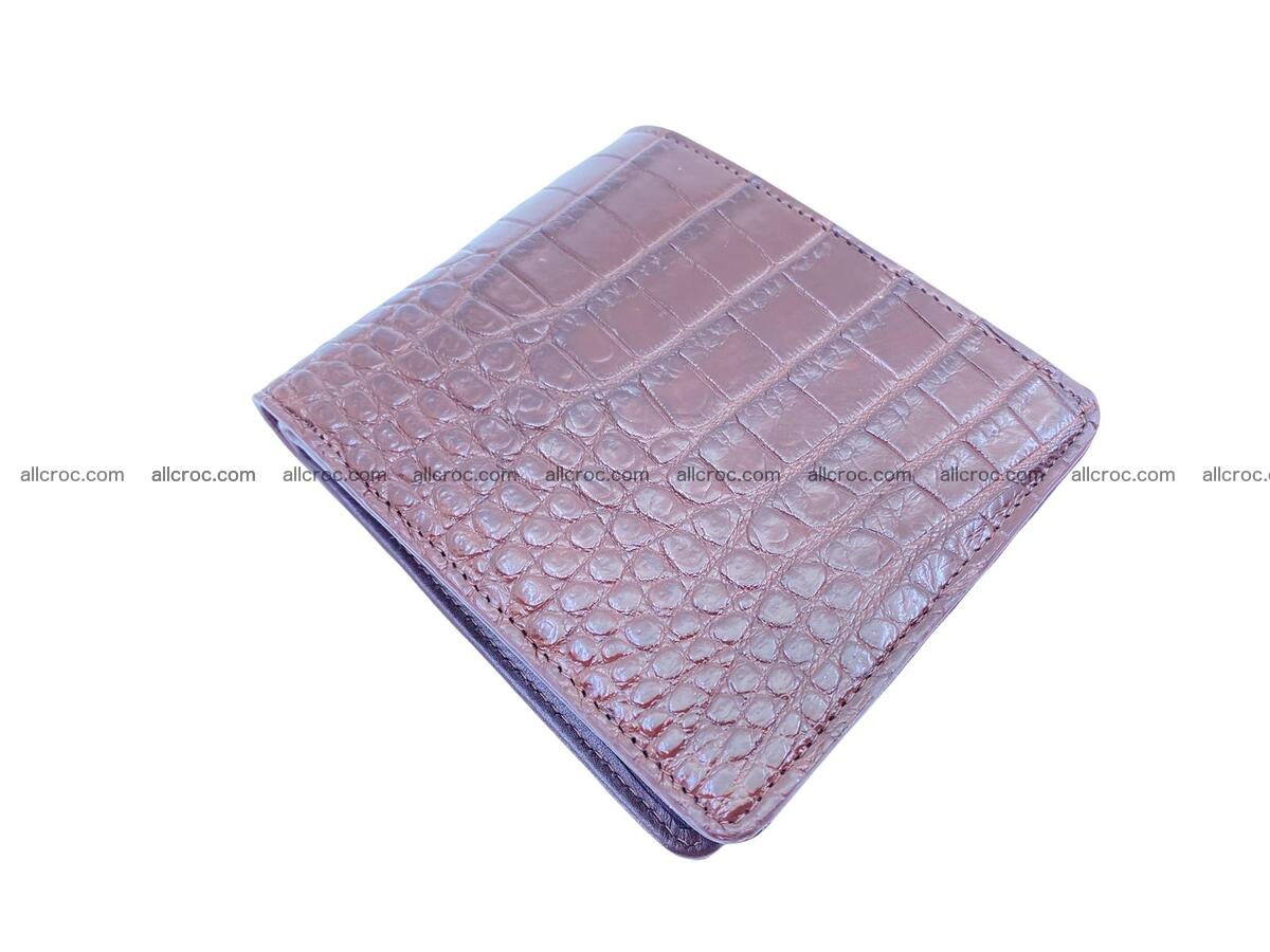 Handcrafted Crocodile skin wallet 1661 Foto 6