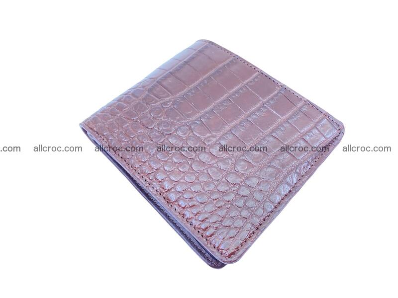 Handcrafted Crocodile skin wallet 1661