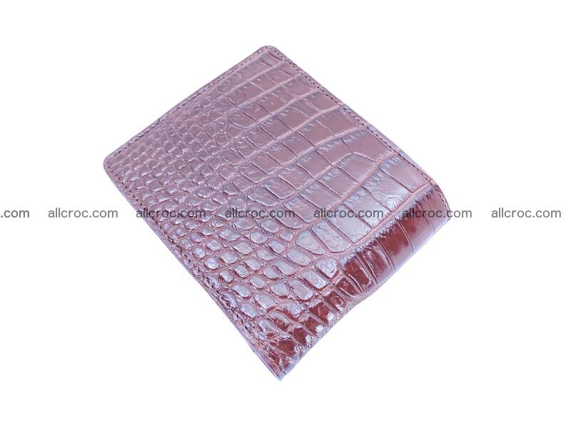 Handcrafted Crocodile skin wallet 1661