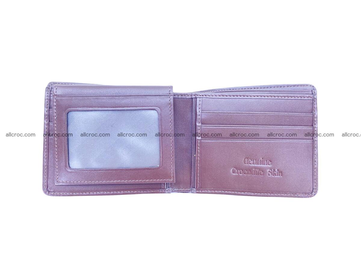 Handcrafted Crocodile skin wallet 1661 Foto 8