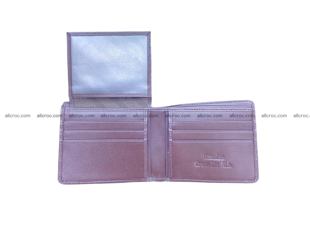 Handcrafted Crocodile skin wallet 1661 Foto 7