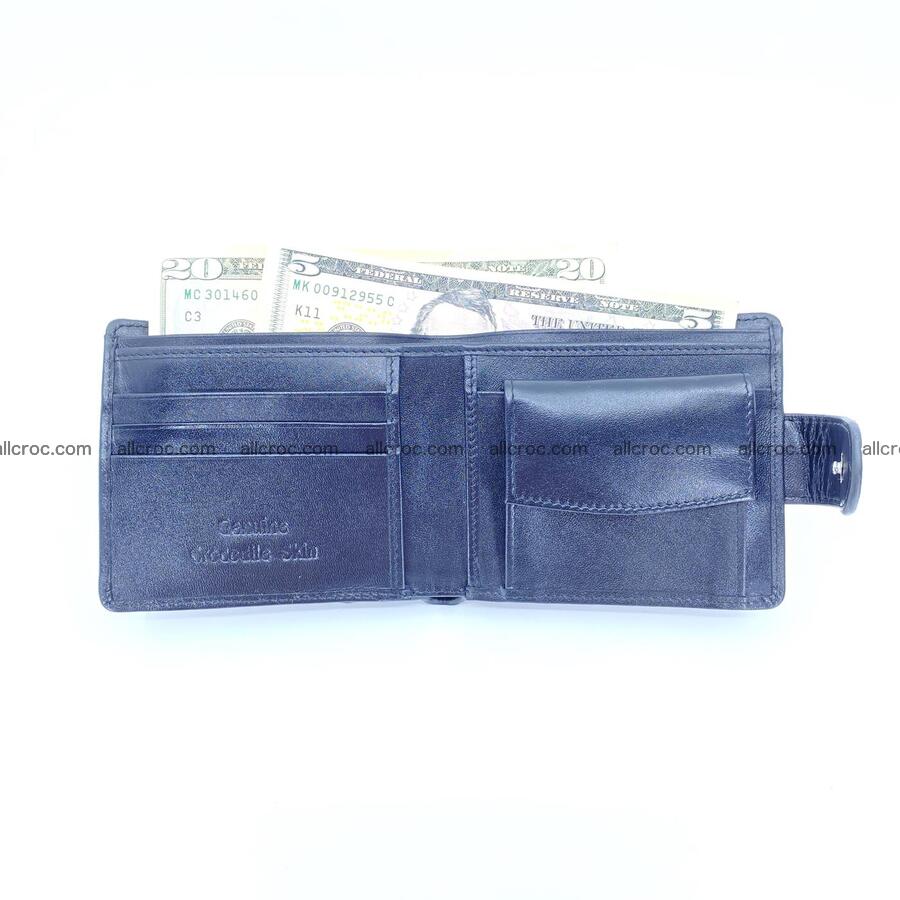 Handcrafted crocodile skin wallet 1198 Foto 5