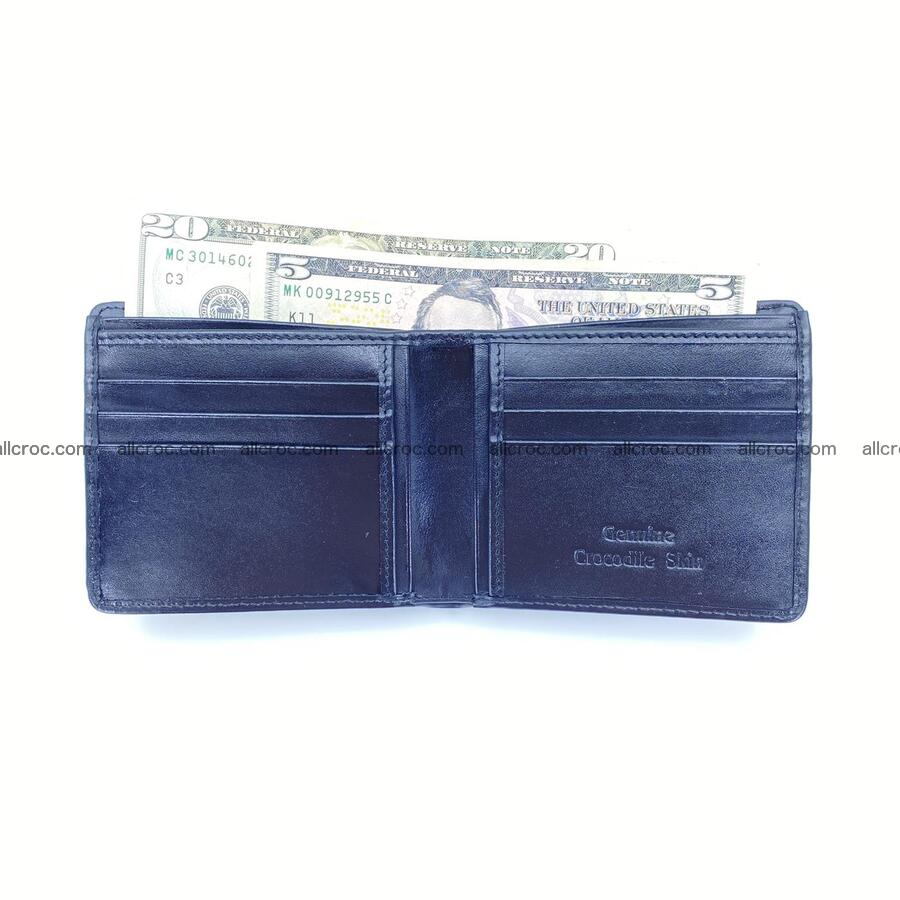 Handcrafted crocodile skin wallet 1202 Foto 3