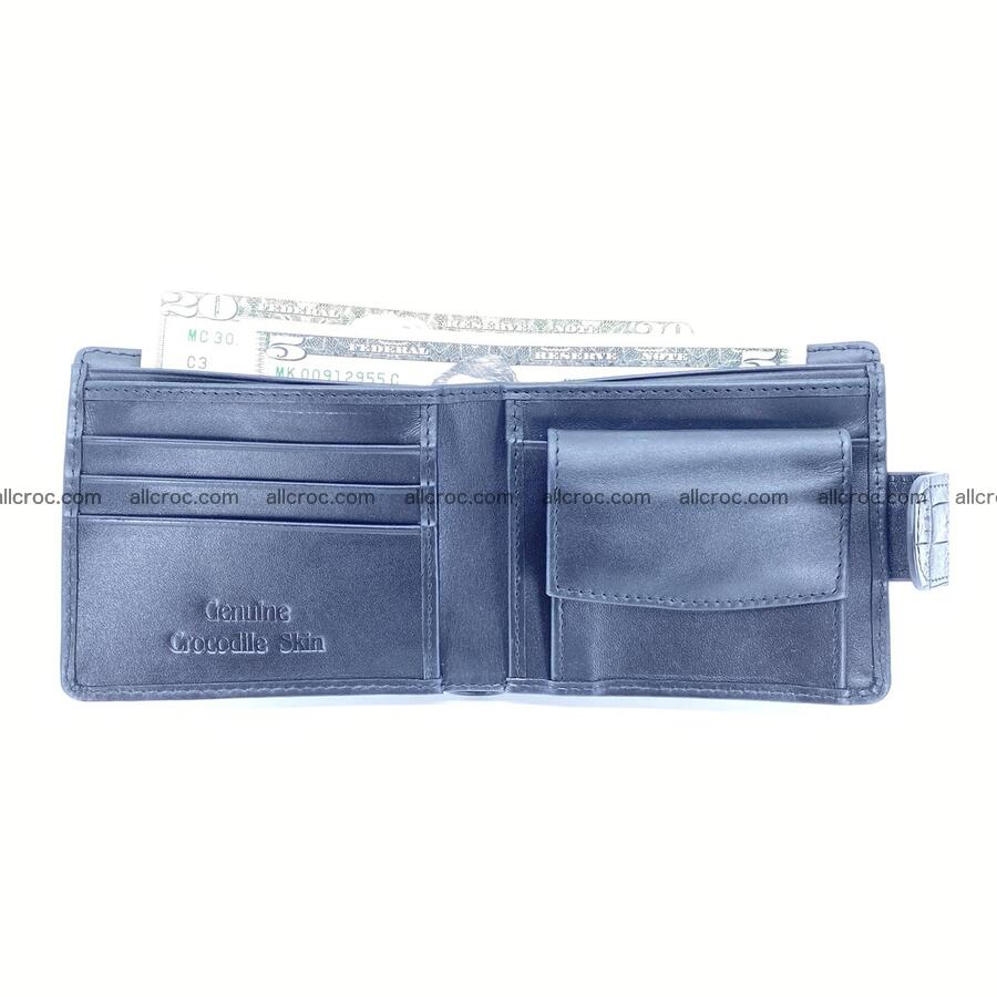 Handcrafted crocodile skin wallet 1189 Foto 4