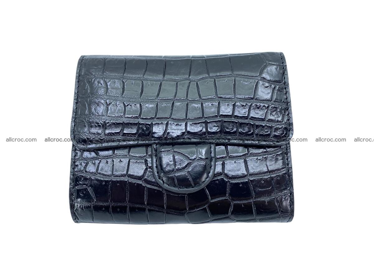 Handcrafted Crocodile skin wallet 1691 Foto 3