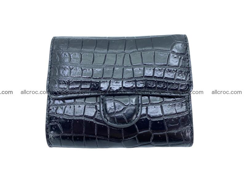 Handcrafted Crocodile skin wallet 1691