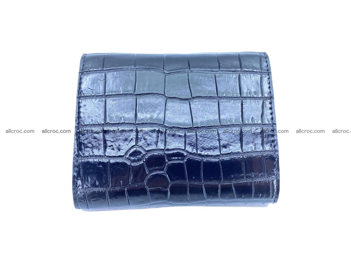 Handcrafted Crocodile skin wallet 1691 Foto 4
