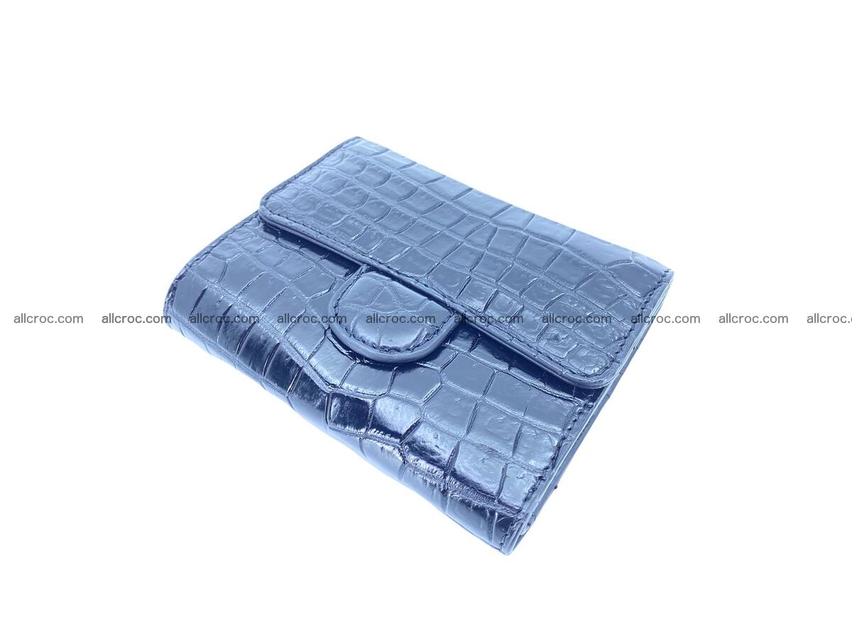 Handcrafted Crocodile skin wallet 1691 Foto 2