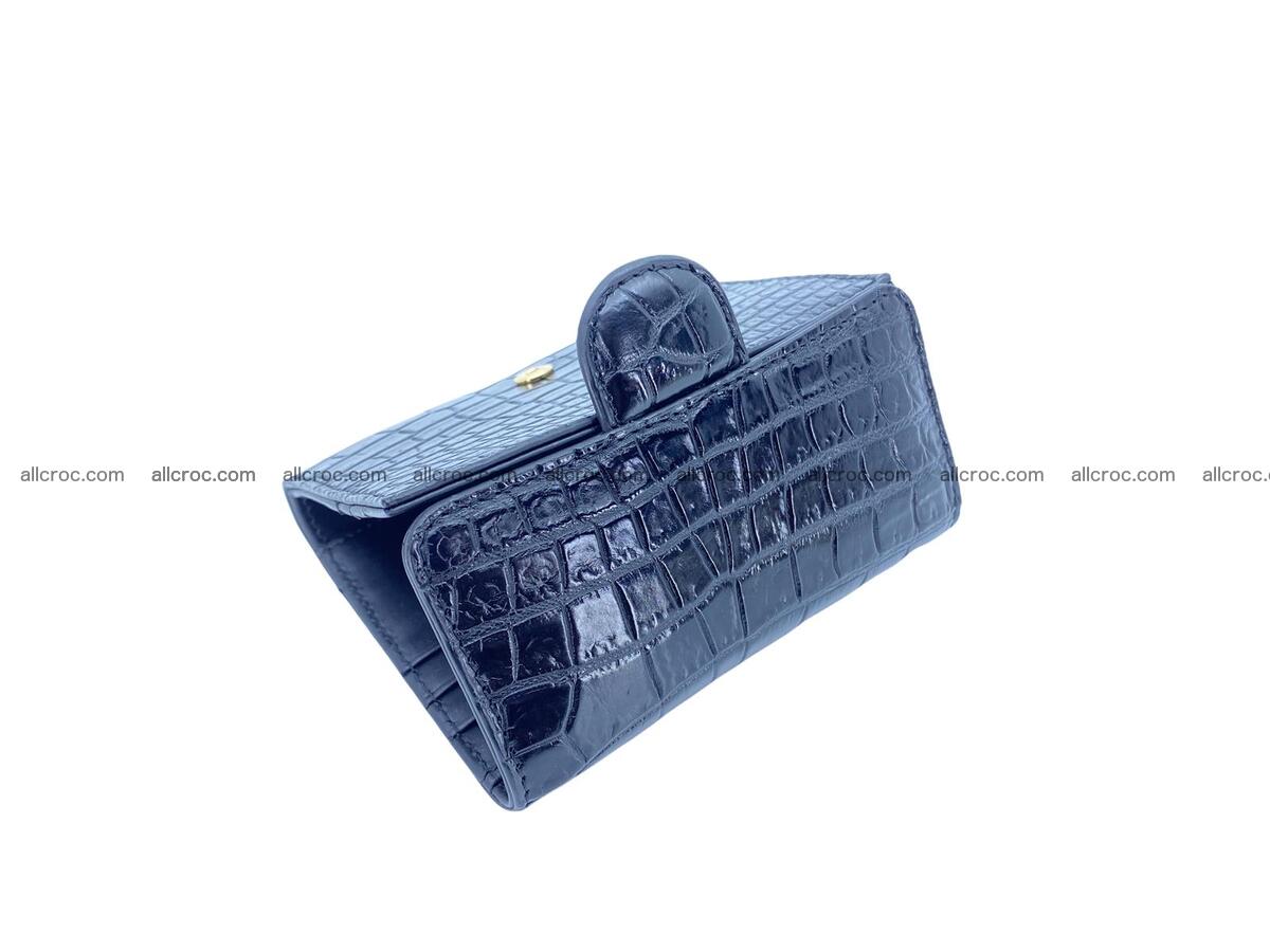 Handcrafted Crocodile skin wallet 1691 Foto 10