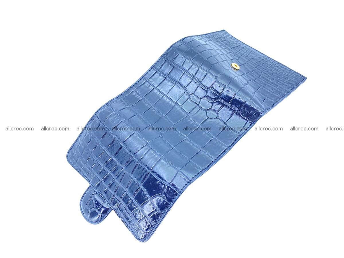 Handcrafted Crocodile skin wallet 1691 Foto 7