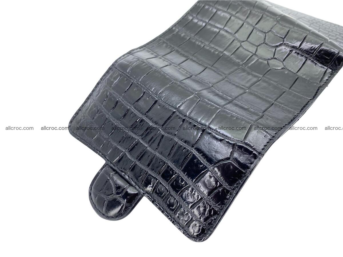 Handcrafted Crocodile skin wallet 1691 Foto 8