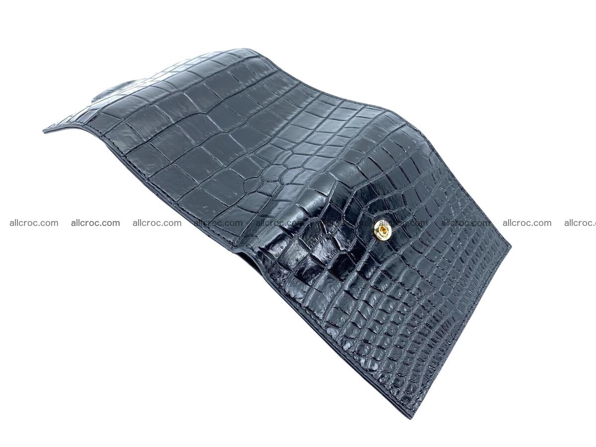 Handcrafted Crocodile skin wallet 1691 Foto 9