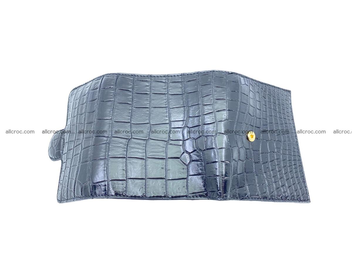 Handcrafted Crocodile skin wallet 1691 Foto 6