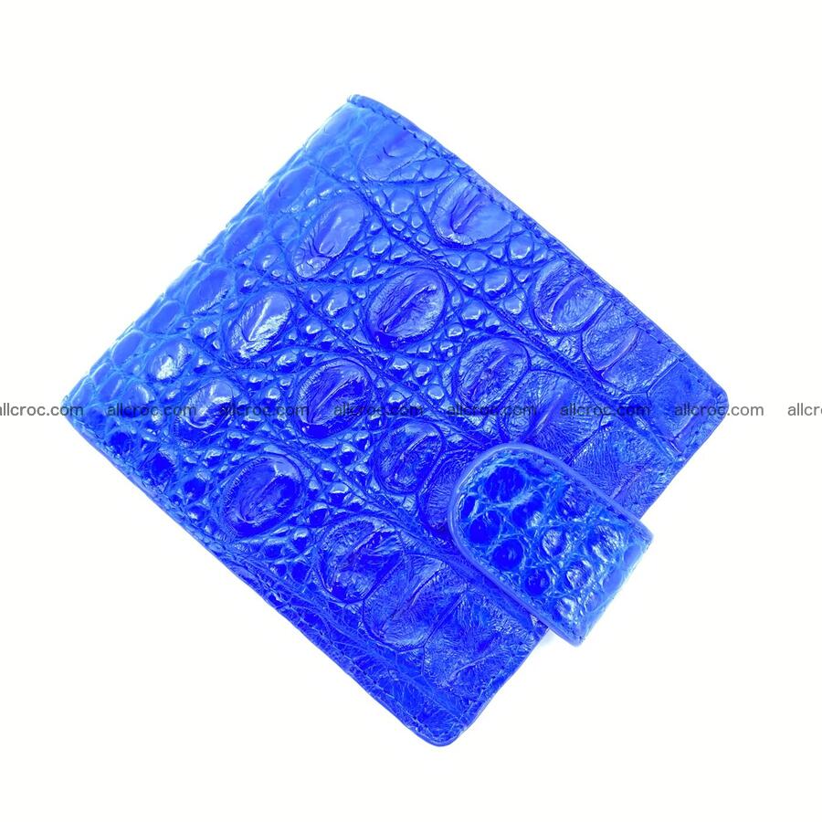 Handcrafted crocodile skin wallet 1192 Foto 1