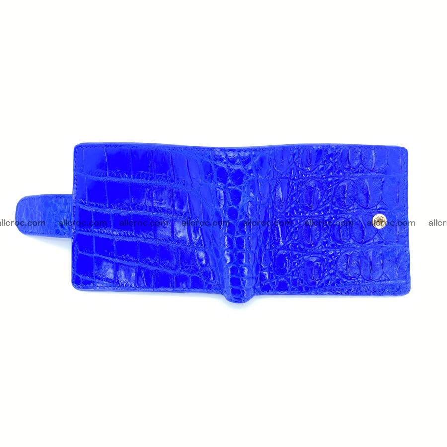 Handcrafted crocodile skin wallet 1192 Foto 3