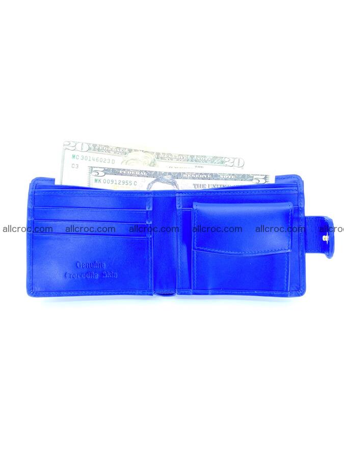 Handcrafted crocodile skin wallet 1192 Foto 4