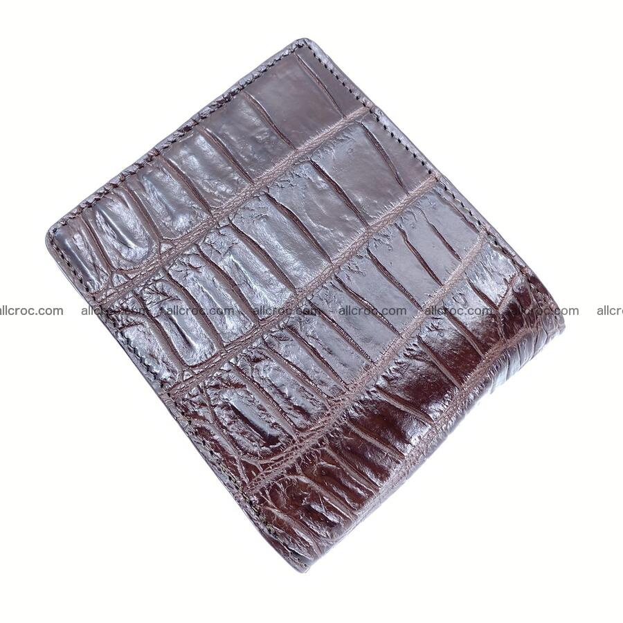 Handcrafted crocodile skin wallet 1200 Foto 1