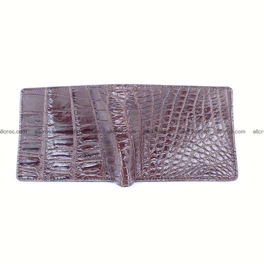 Handcrafted crocodile skin wallet 1200 Foto 2