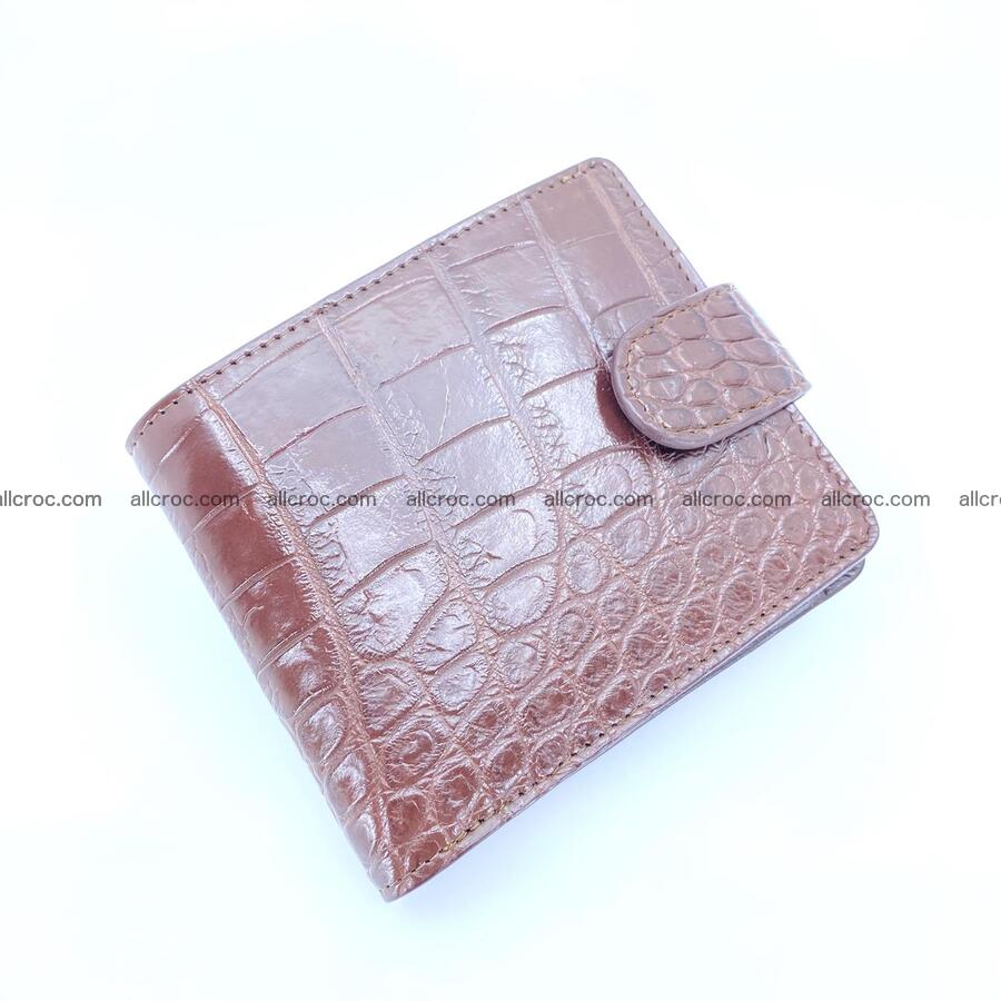 Handcrafted crocodile skin wallet 1190 Foto 0