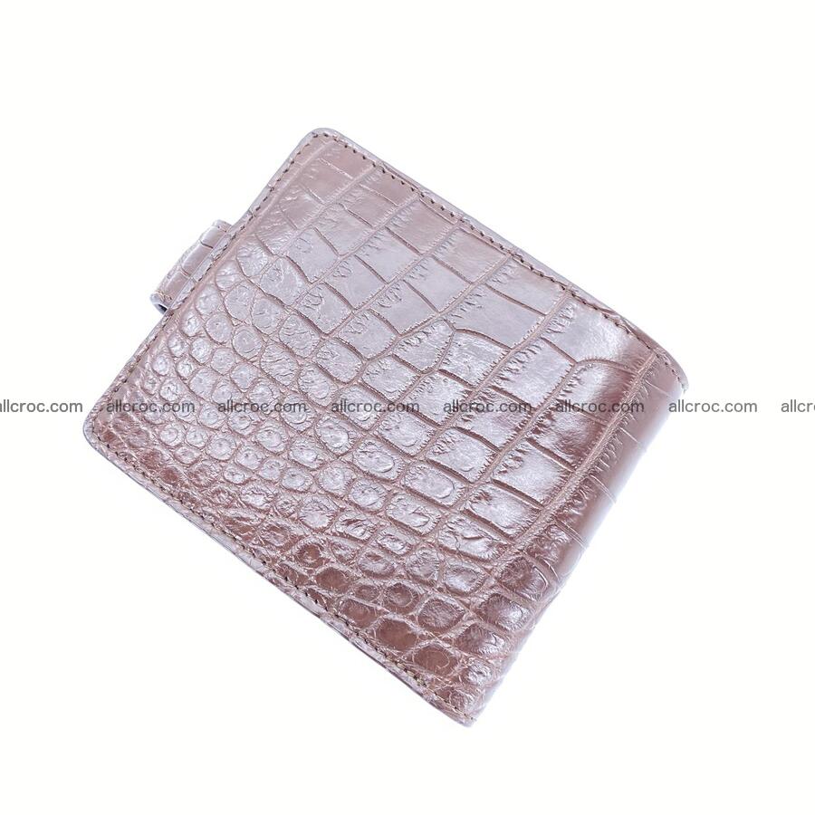 Handcrafted crocodile skin wallet 1190 Foto 2