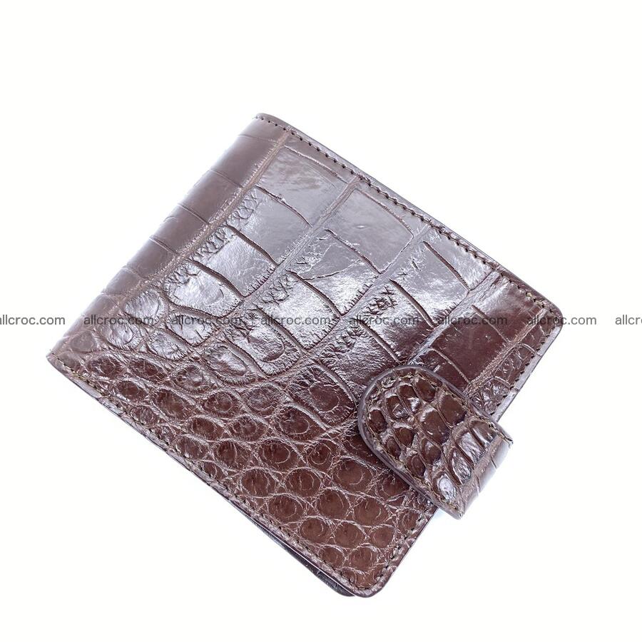 Handcrafted crocodile skin wallet 1190 Foto 1