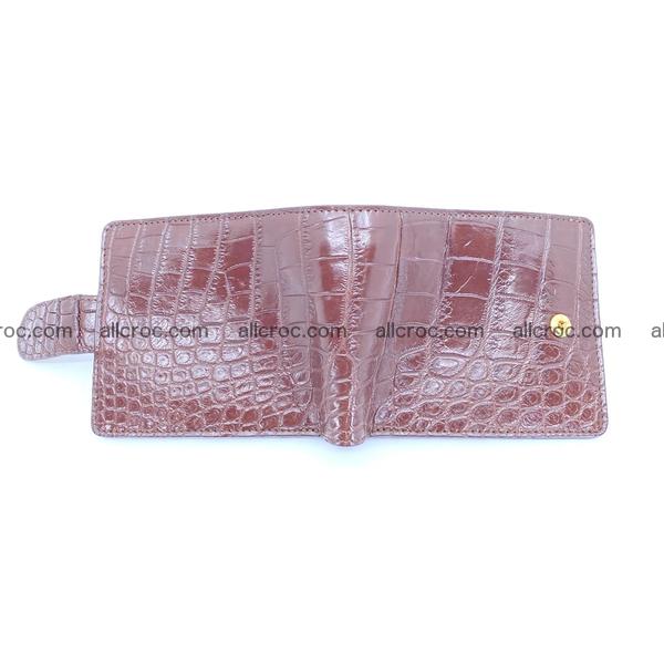Handcrafted crocodile skin wallet 1190