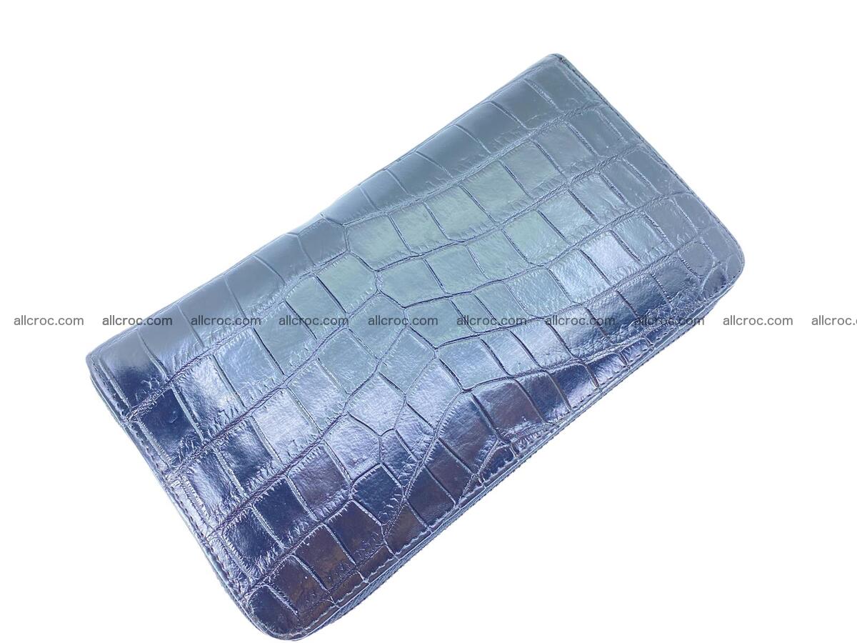 Handcrafted crocodile skin wallet 2053 Foto 1