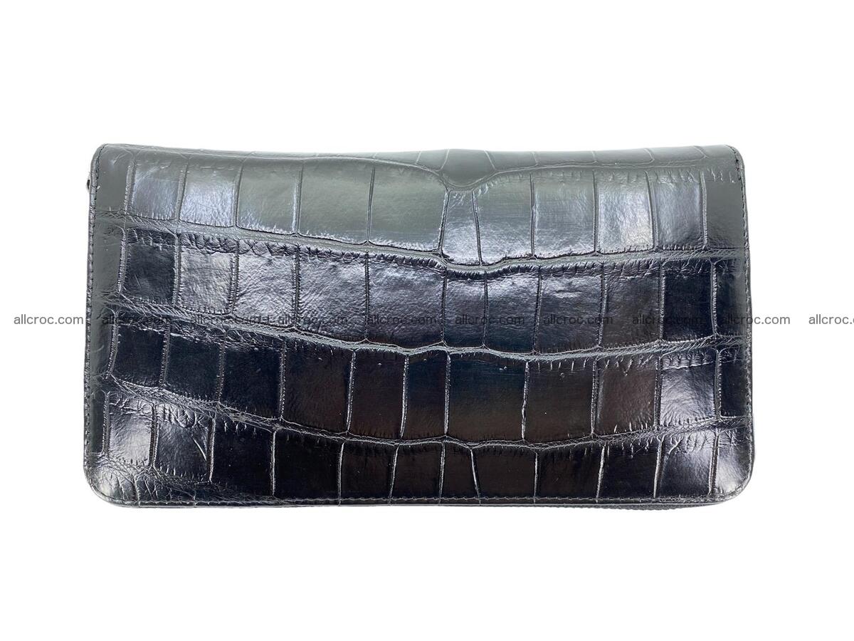 Handcrafted crocodile skin wallet 2053 Foto 3