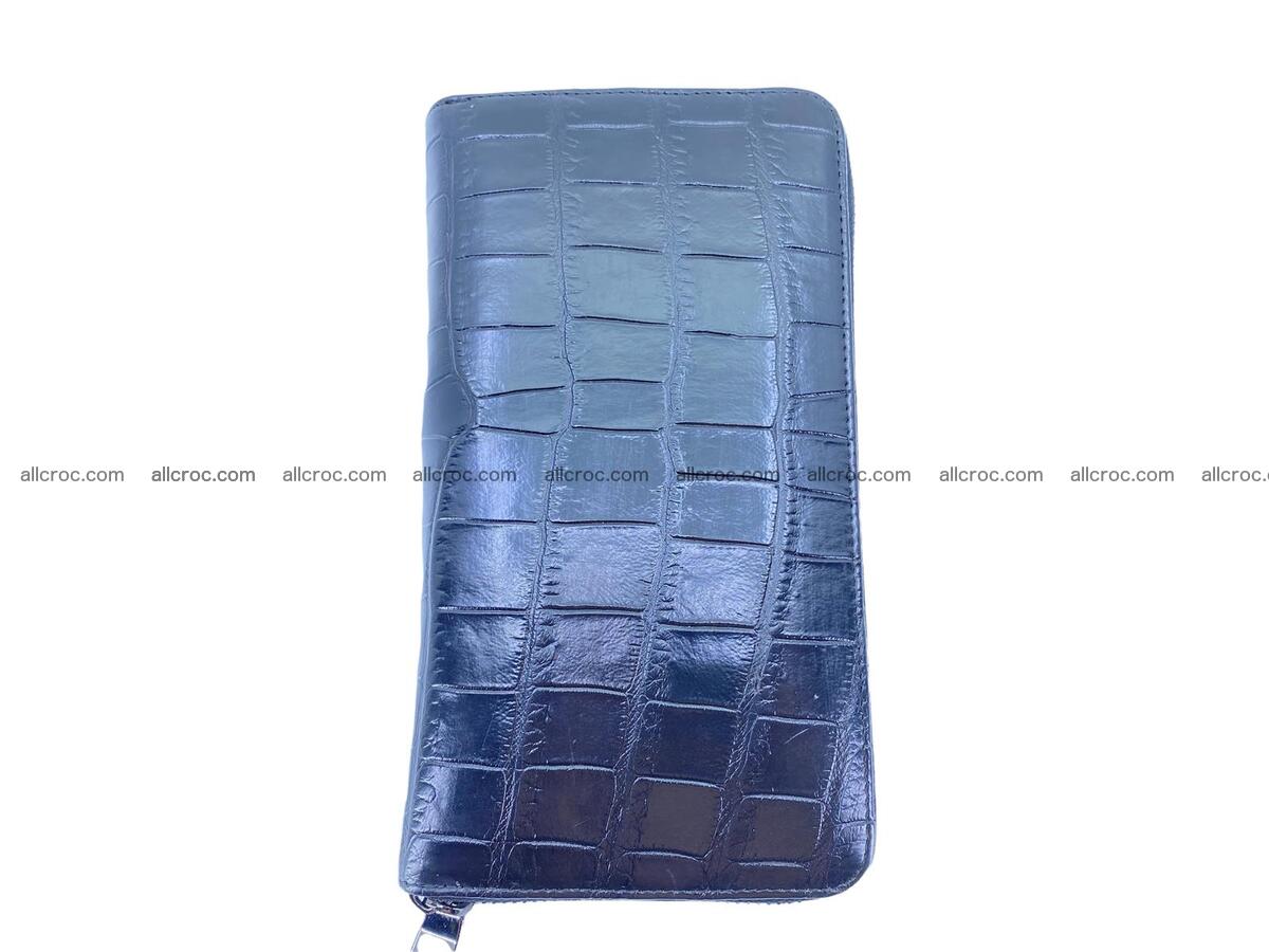 Handcrafted crocodile skin wallet 2053 Foto 4