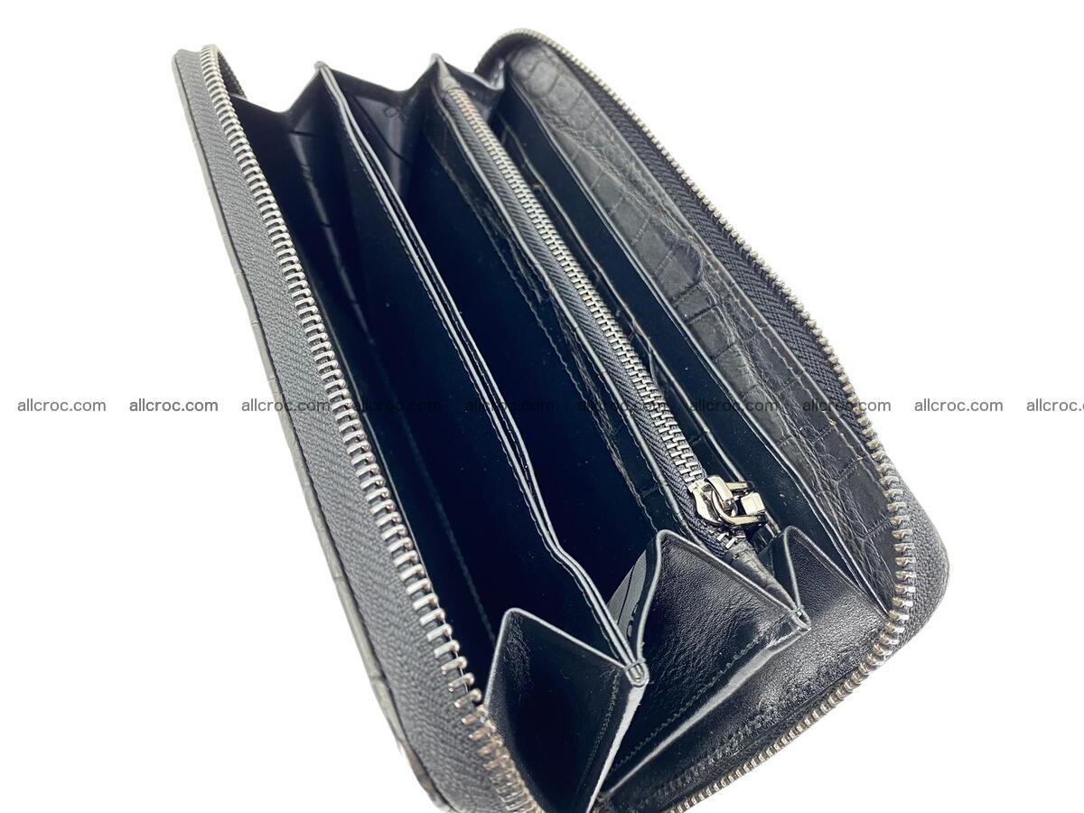 Handcrafted crocodile skin wallet 2053 Foto 6