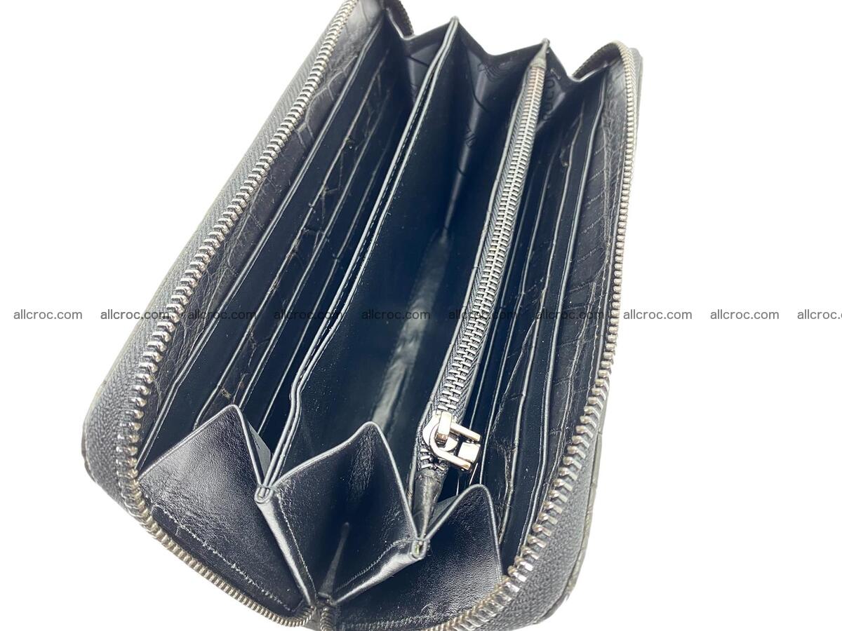 Handcrafted crocodile skin wallet 2053 Foto 7