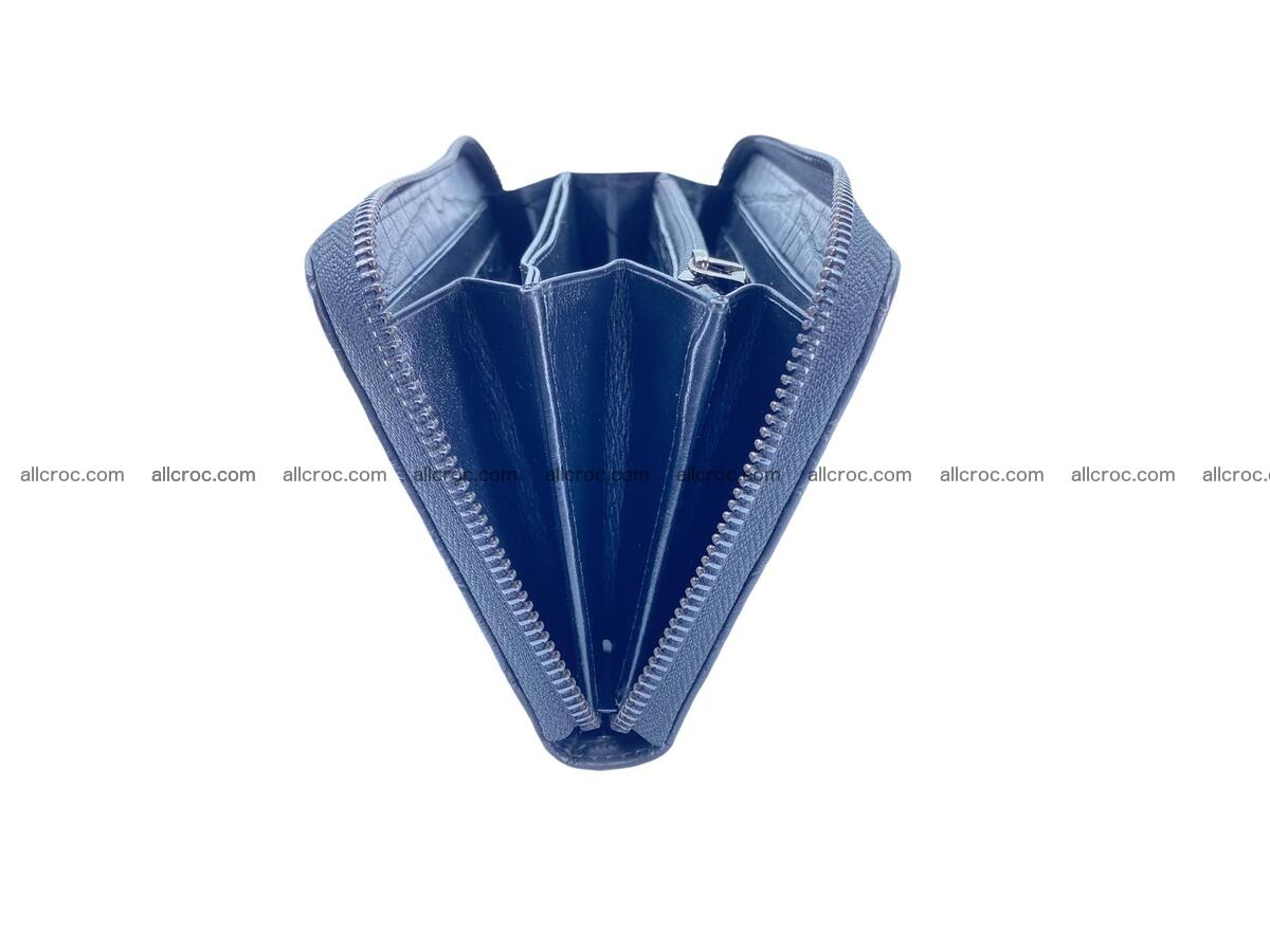 Handcrafted crocodile skin wallet 2053 Foto 8