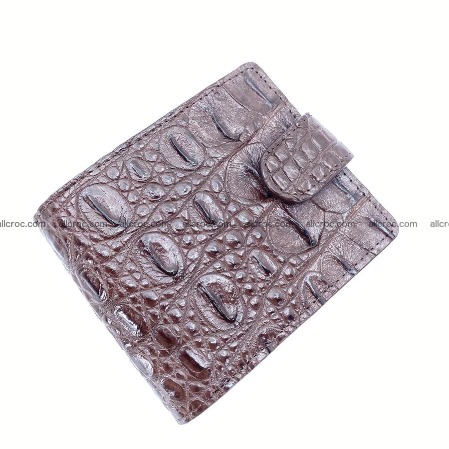 Handcrafted crocodile skin wallet 1197 Foto 0