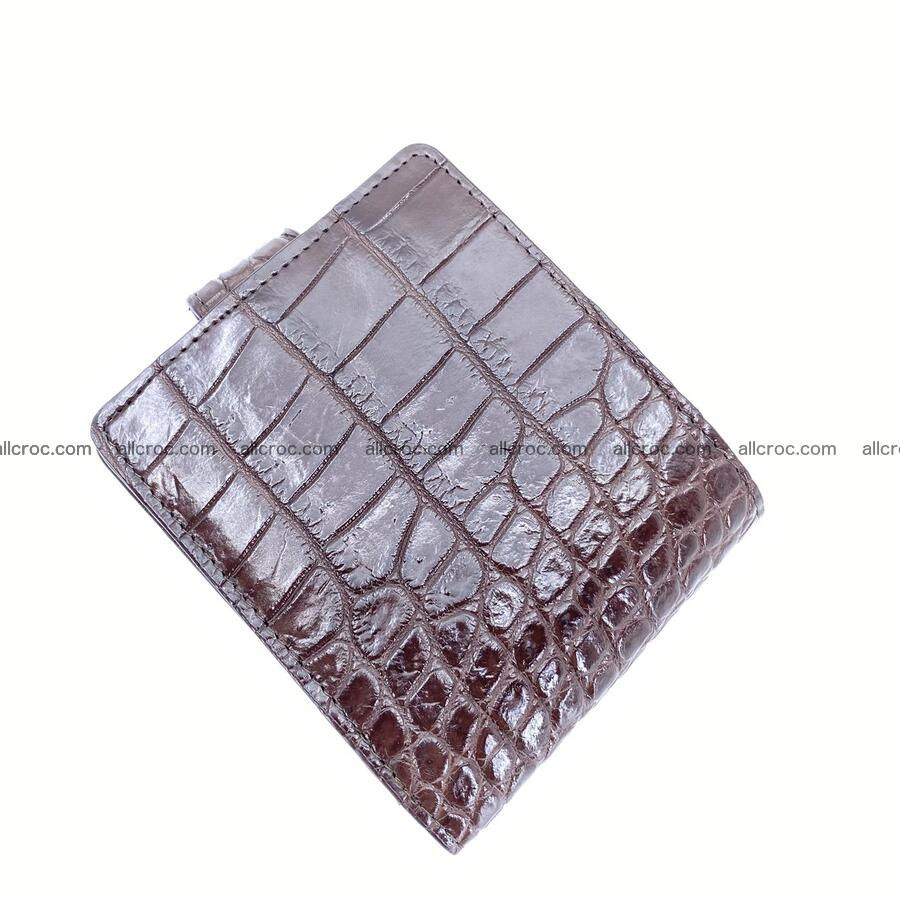 Handcrafted crocodile skin wallet 1197 Foto 2