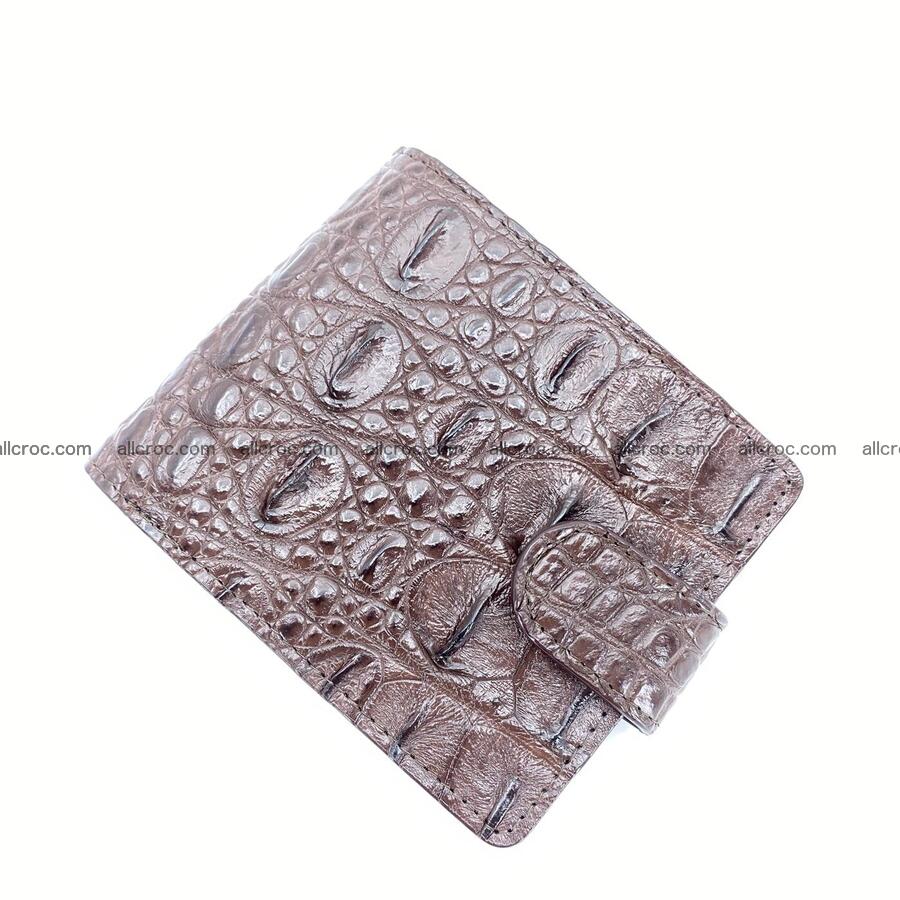 Handcrafted crocodile skin wallet 1197 Foto 1